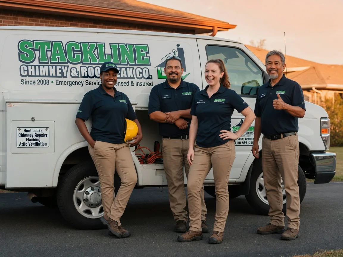 Chimney flashing repair company in Eckerty, IN